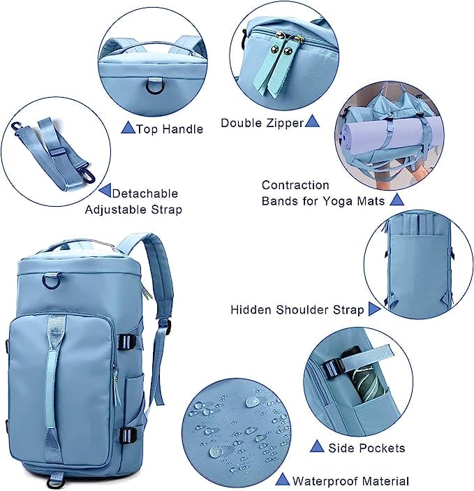 Solo Travel Bag, Multifunctional Travel Bag Pack, Duffle Bag With Shoe Compartment And Wet Pocket, Large Capacity Outdoor Leisure Sports Bag, Travel Backpack For Men And Women, Tote Carry Luggage Bag Solo Travel Bag, Multifunctional Travel Bag Pack, Duffle Bag With Shoe Compartment And Wet Pocket, Large Capacity Outdoor Leisure Sports Bag, Travel Backpack For Men And Women, Tote Carry Luggage Bag